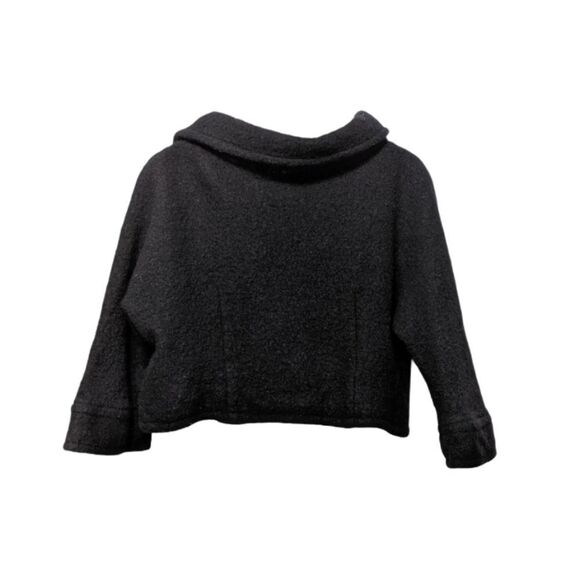 LAL 100% Wool Cropped Rockabilly Swing Coat L - Picture 4 of 6